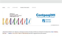 Tablet Screenshot of contpaqi911.com